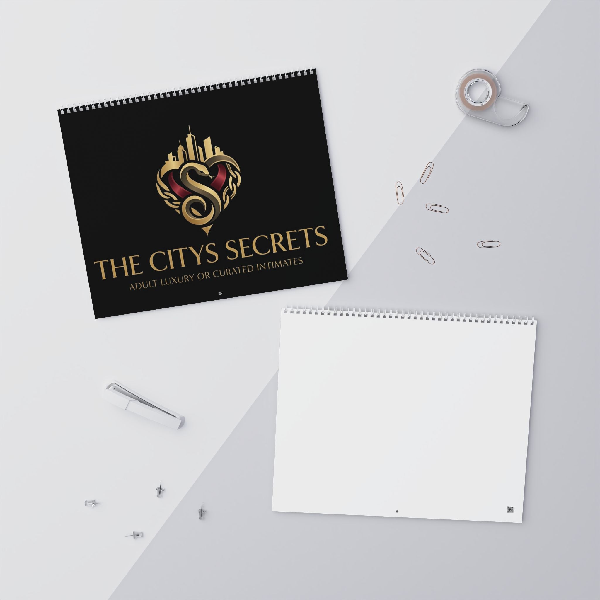 The City's Secret 2026 Wall Calendar — Urban Noir Monthly Planner