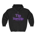 Unisex Full Zip Hooded Sweatshirt- TIP 2UNZIP
