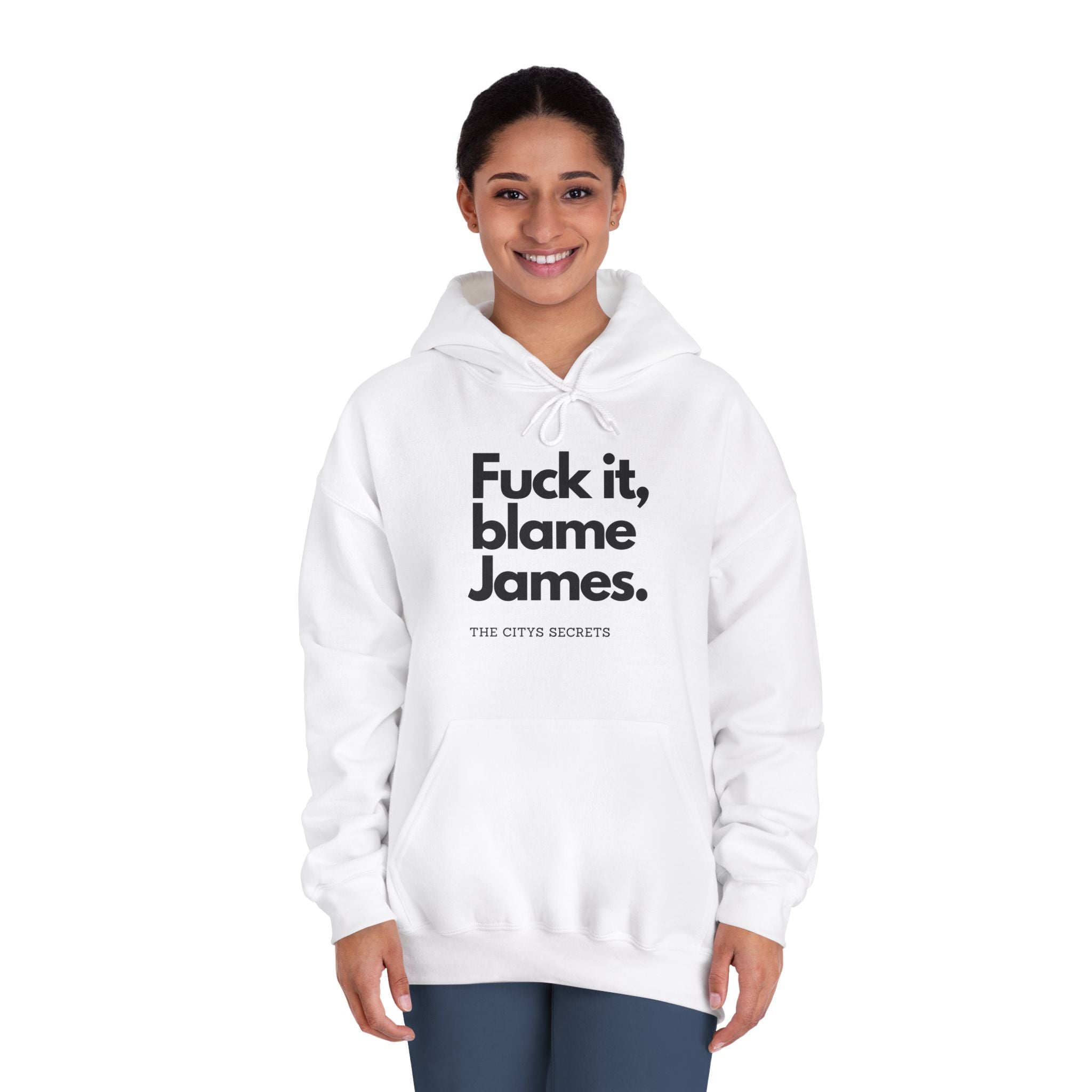 Unisex DryBlend® Hooded Sweatshirt- Blame James