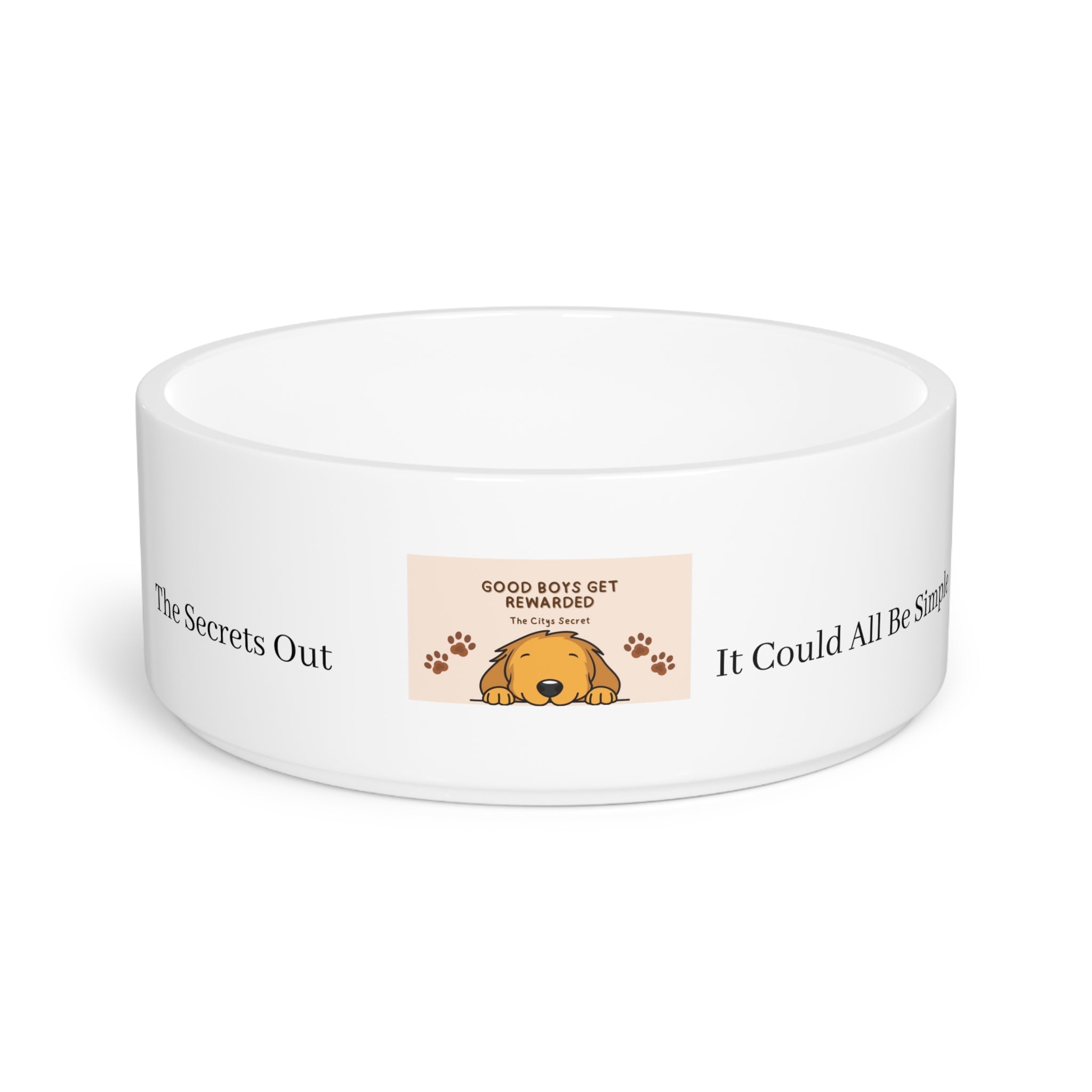 Good Boys Get Rewarded- Pet Bowl