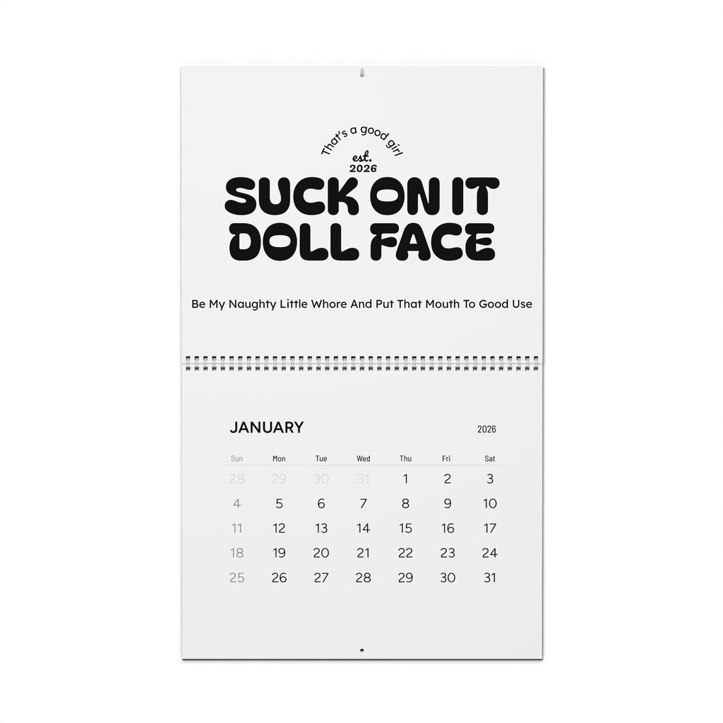 The City's Secret 2026 Wall Calendar — Urban Noir Monthly Planner