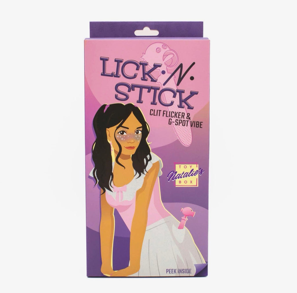 Lick N' Stick Dual Ended Flicker & G-
Spot Vibrator: The Citys Secrets