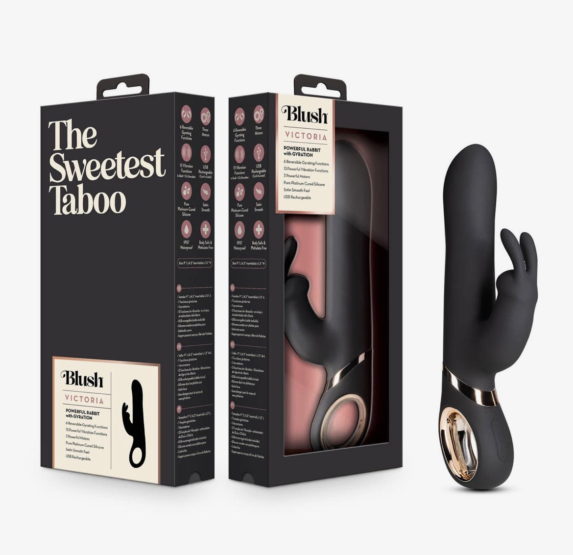 Victoria’s 6 Speed Gyrating Rabbit Massager