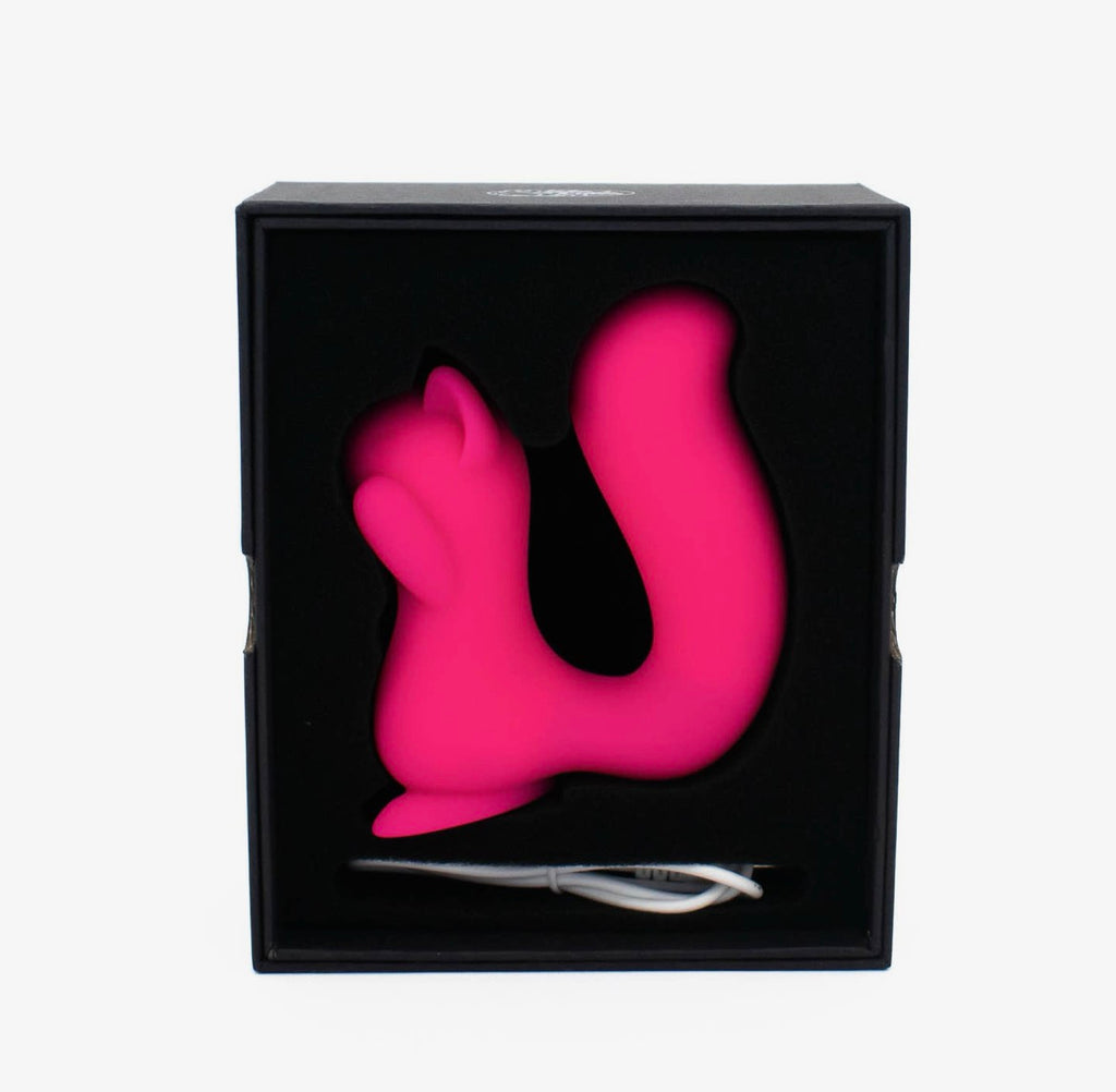 Screaming Squirrel Dual Motor Air Pulse & G- Spot Vibrator